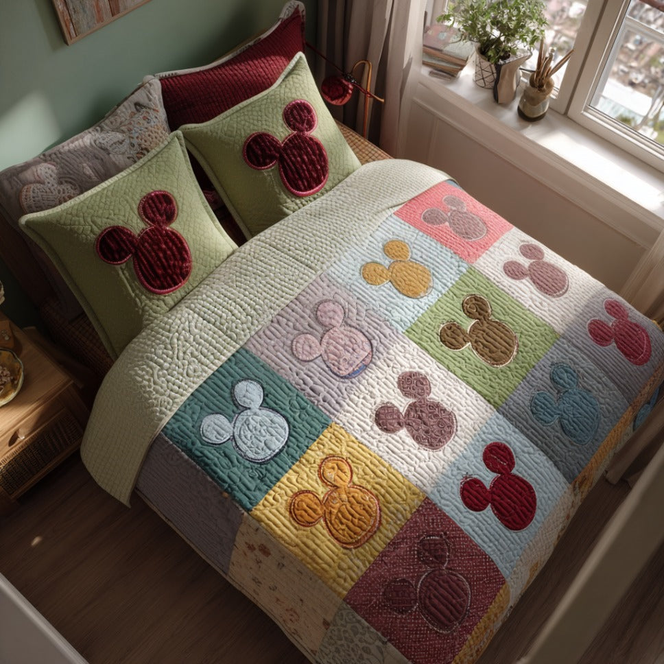 Warm Comfort 3-Piece Quilted Bedding Set DMC0DV002
