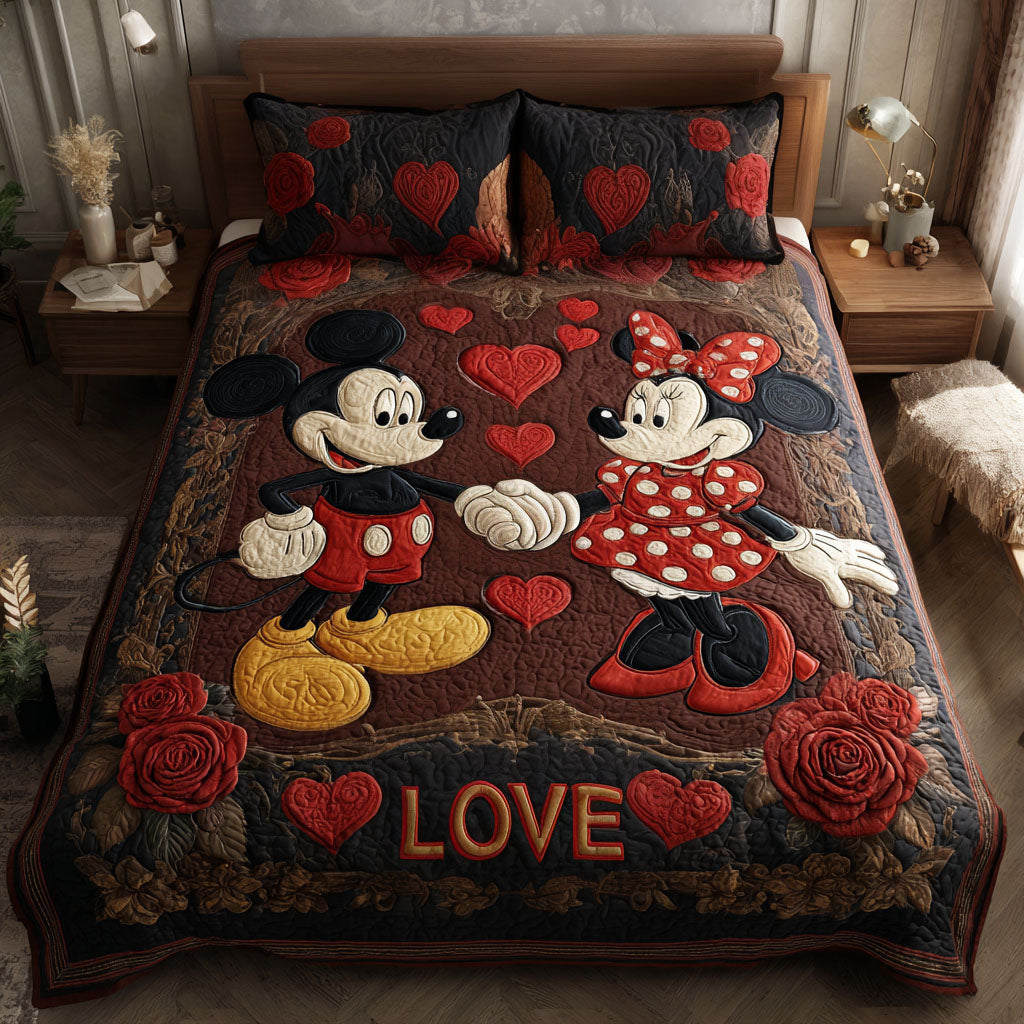Warm Embrace 3-Piece Quilted Bedding Set DMC0NT010