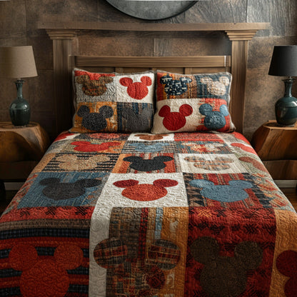 Warmhearted Traditions 3-Piece Quilted Bedding Set DMC0PT071