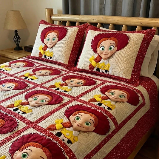 Western Smiles 3-Piece Quilted Bedding Set DMC0DV062