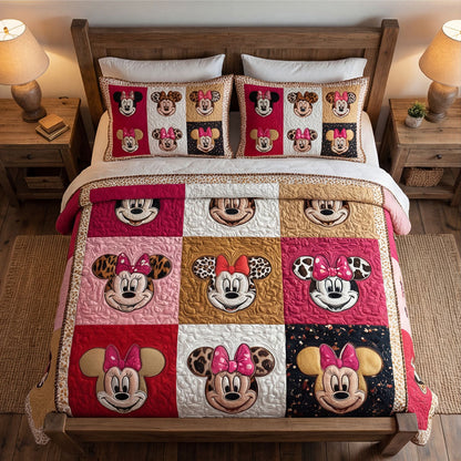 Whimsical Keepsake 3-Piece Quilted Bedding Set DMC0PT048