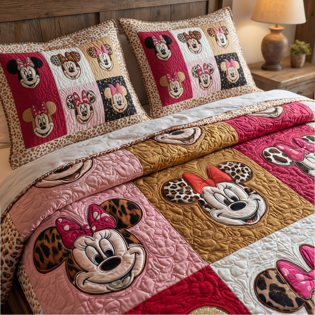 Whimsical Keepsake 3-Piece Quilted Bedding Set DMC0PT048