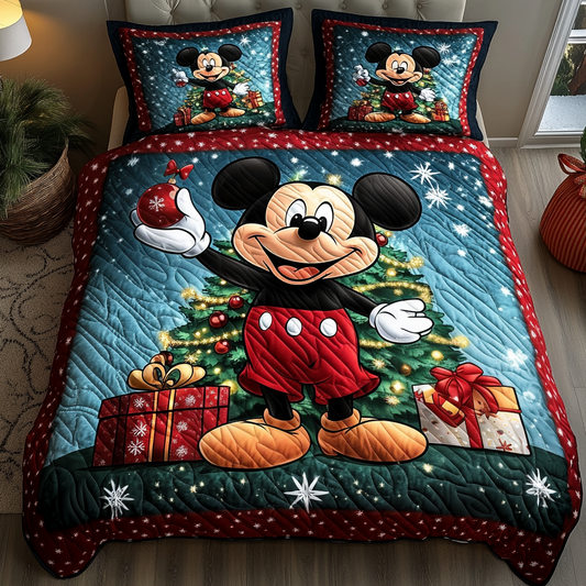 Winter Wonderland 3-Piece Quilted Bedding Set NCU0LT001