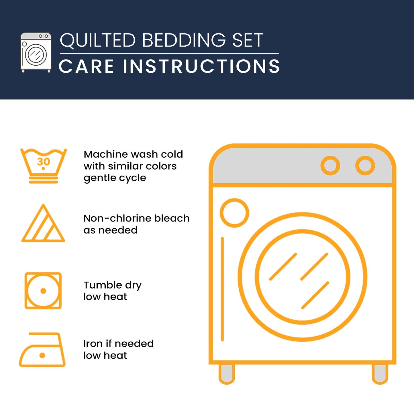 Sweet Devotion 3-Piece Quilted Bedding Set DMC0NT060