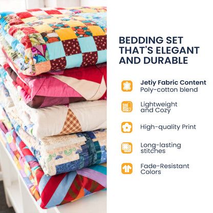Sweet Devotion 3-Piece Quilted Bedding Set DMC0NT060
