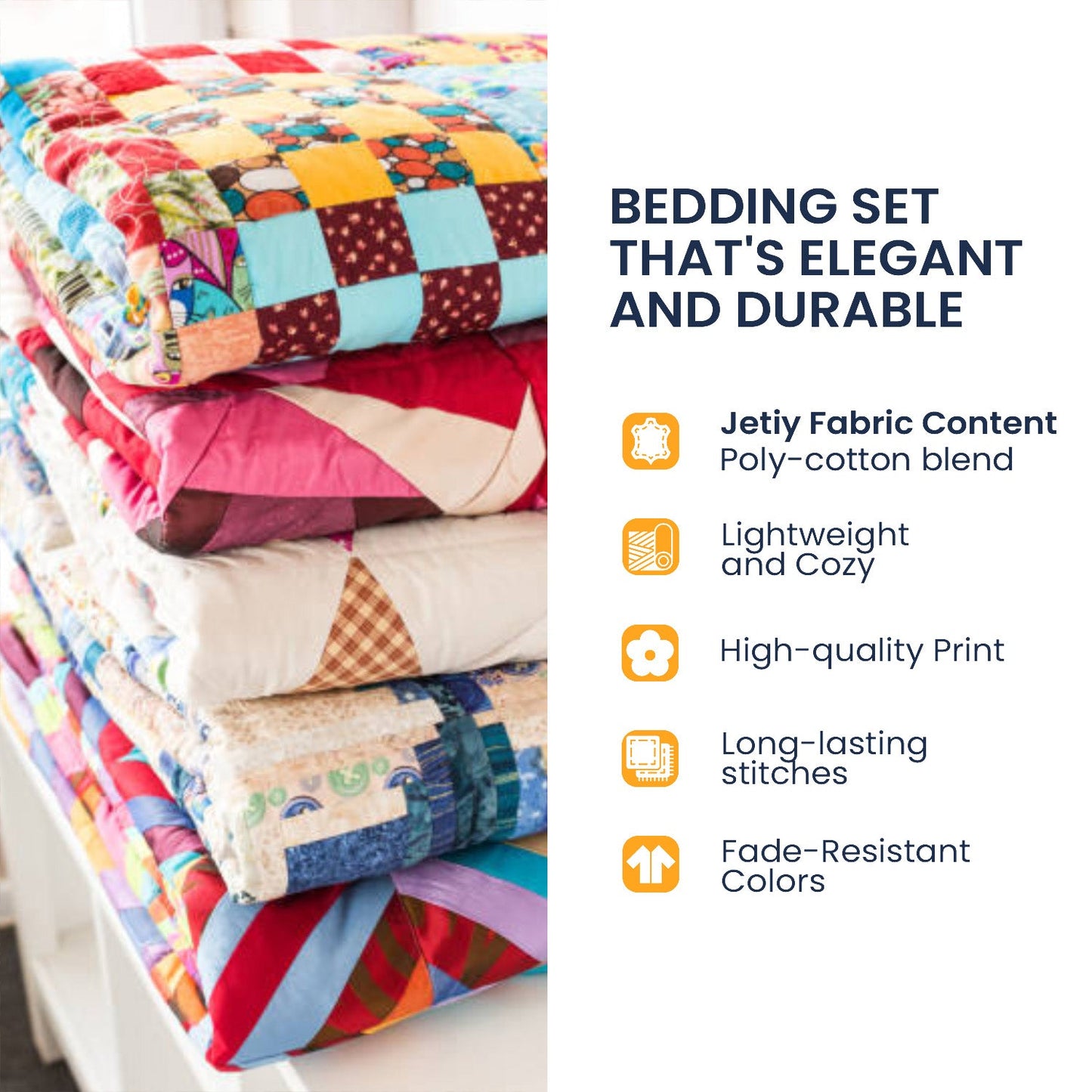 Heartfelt Union 3-Piece Quilted Bedding Set DMC0NT053